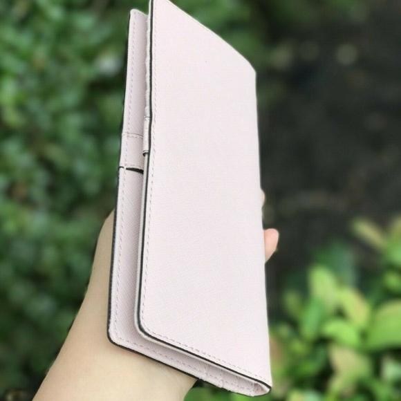 MICHAEL KORS SAFFIANO SLIM BIFOLD WALLET BLOSSOM - Picture 2 of 3